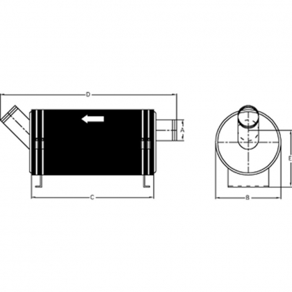 Orbitrade 16730 Silencer for Volvo Penta